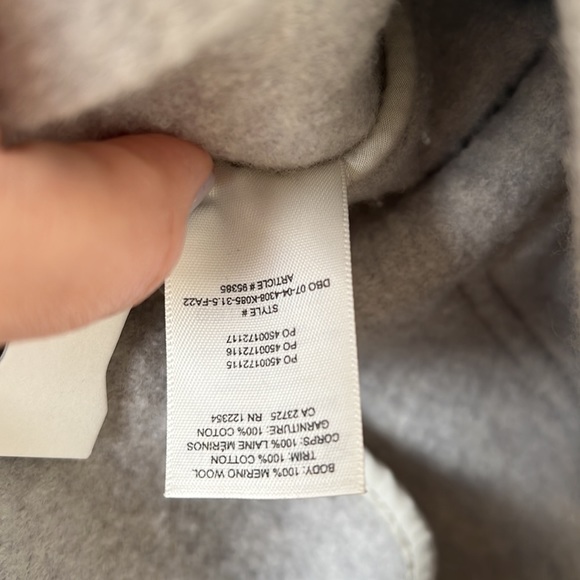 Aritzia Wilfred Ganna Jacket Heather Light Grey M EUC - Picture 7 of 9